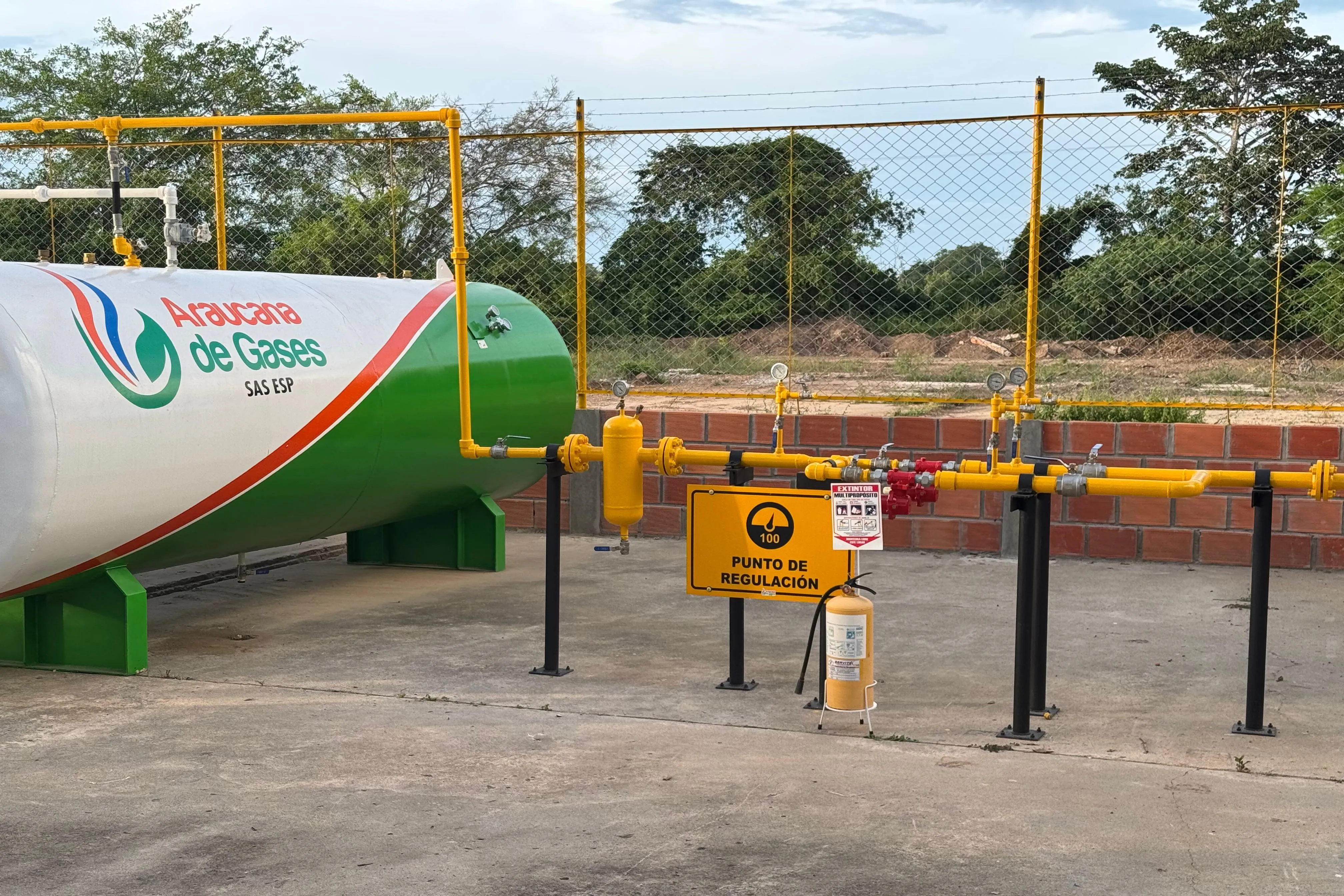 Arauca estrena planta de gas domiciliario para beneficiar a más de 1,600 hogares